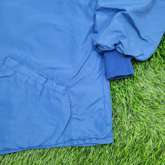 Vintage 80s Starter Coach Jacket Large 24x27 Blue - Picture 12 of 15